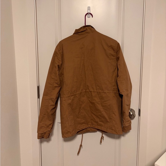 Love Tree Brown Chore Jacket Quilted Interior Khaki Brown - Picture 5 of 5